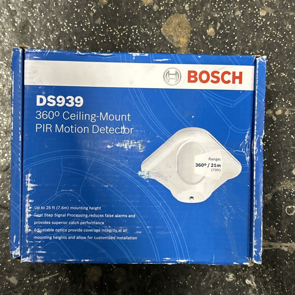 Bosch DS939 Passive Infrared Ceiling-Mount Detector NEW SEALED